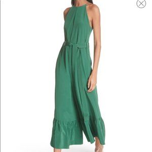 NWT Tibi Ruffle Silk Jumpsuit